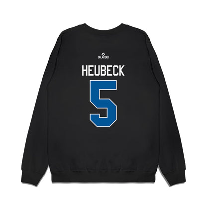 Tulsa Drillers - MILB Baseball : Peter Heubeck - Premium Crewneck Sweatshirt-1