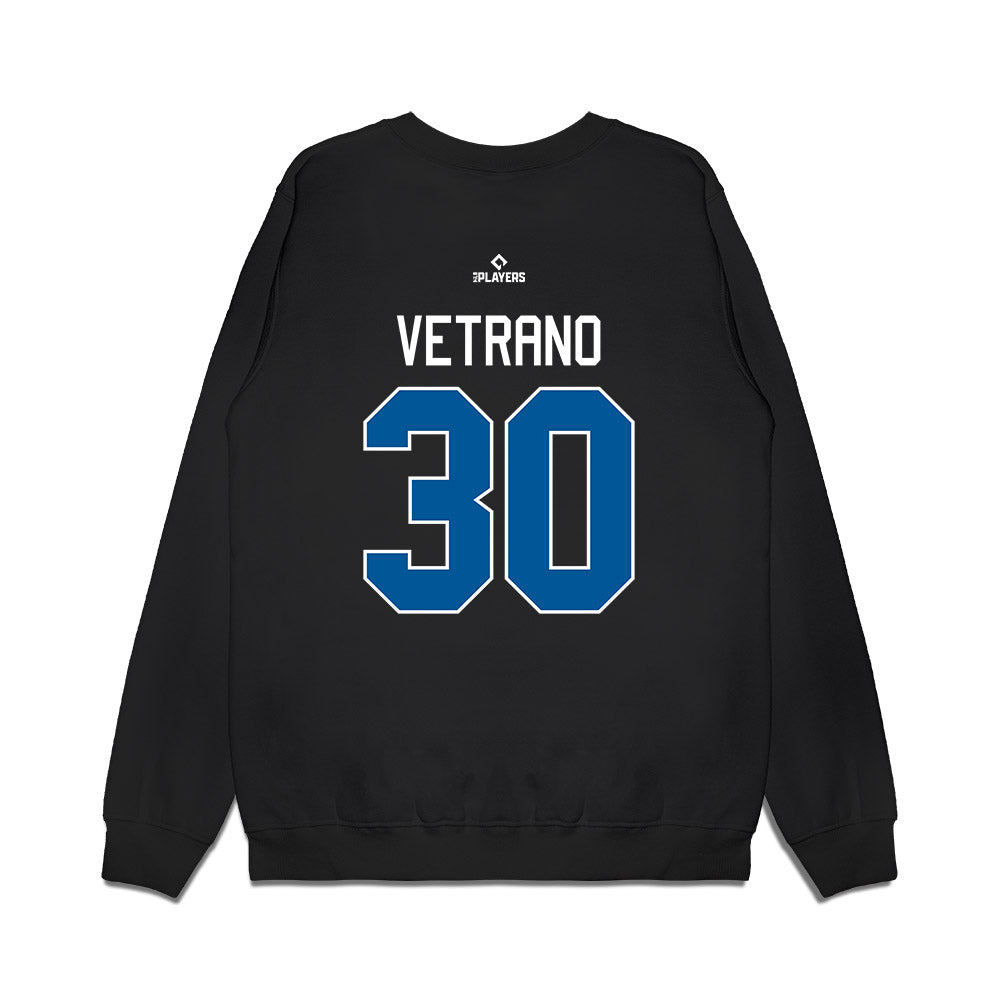 Tulsa Drillers - MILB Baseball : Joe Vetrano - Premium Crewneck Sweatshirt-1