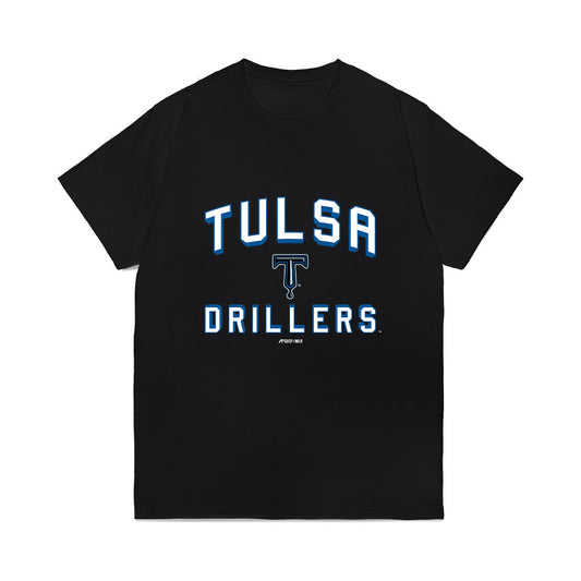 Tulsa Drillers - MILB Baseball : Lucas Wepf - Comfort Colors T-Shirt-0