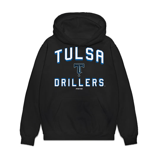 Tulsa Drillers - MILB Baseball : Jared Karros - Premium Hooded Sweatshirt-0