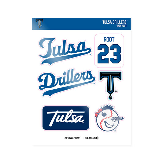 Tulsa Drillers - MILB Baseball : Zach Root - Sticker Sheet-0