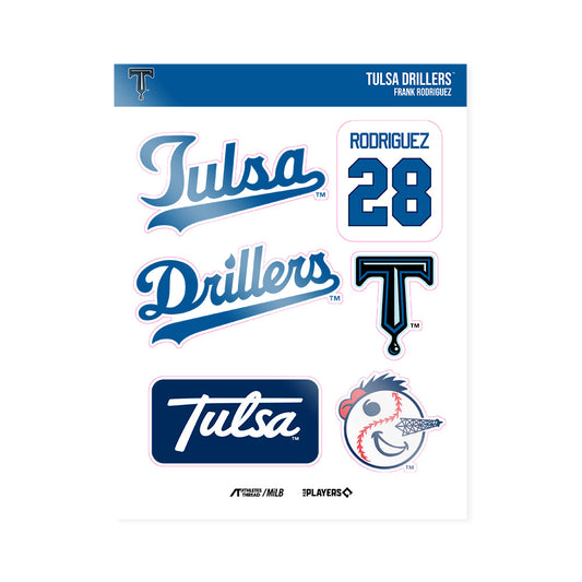 Tulsa Drillers - MILB Baseball : Frank Rodriguez - Sticker Sheet-0