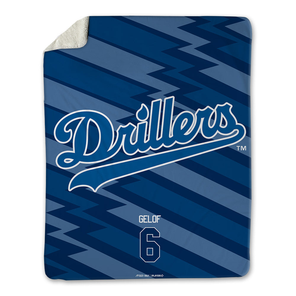 Tulsa Drillers - MILB Baseball : Jake Gelof - Blanket-0