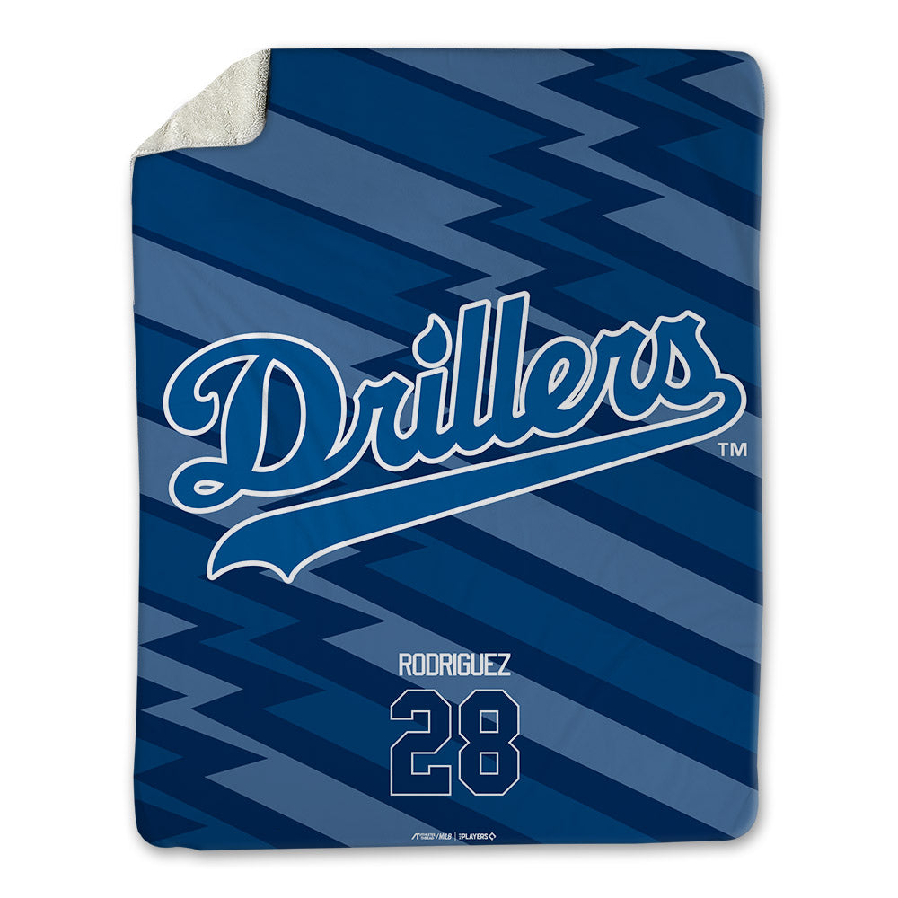 Tulsa Drillers - MILB Baseball : Frank Rodriguez - Blanket-0