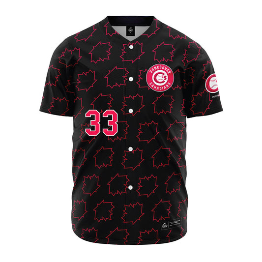 Van Canadians - MILB Baseball : Connor O'Halloran - Jersey-0