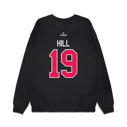 Van Canadians - MILB Baseball : Dasan Hill - Premium Crewneck Sweatshirt-1