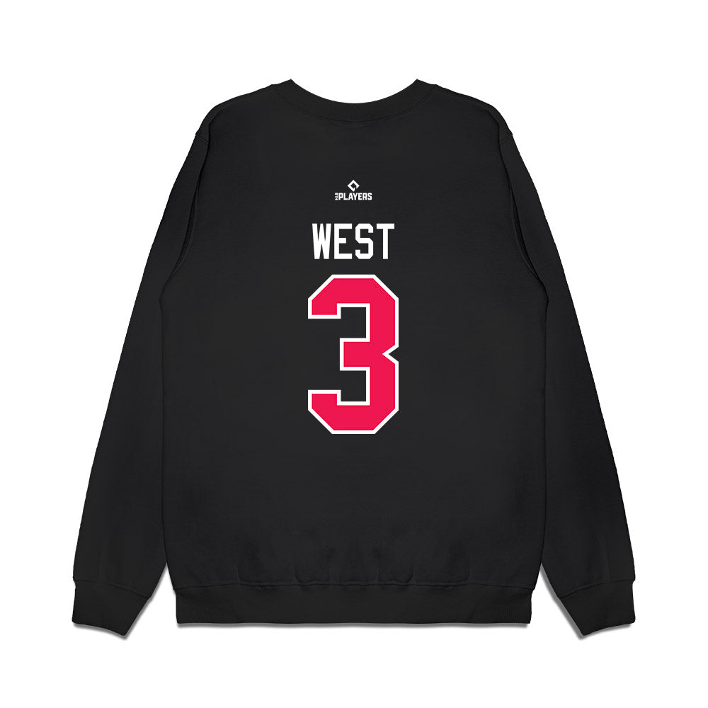 Van Canadians - MILB Baseball : Jaxson West - Premium Crewneck Sweatshirt-1
