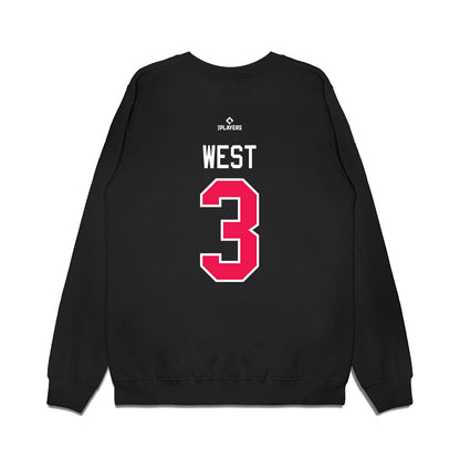 Van Canadians - MILB Baseball : Jaxson West - Premium Crewneck Sweatshirt-1