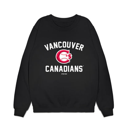 Van Canadians - MILB Baseball : Dasan Hill - Premium Crewneck Sweatshirt-0