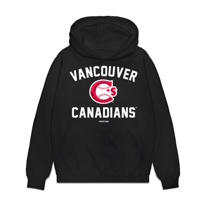 Van Canadians - MILB Baseball : Sam Shaw - Premium Hooded Sweatshirt-0