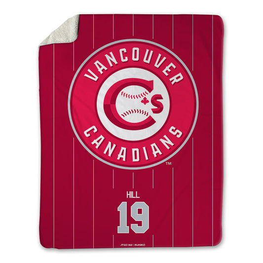 Van Canadians - MILB Baseball : Dasan Hill - Blanket-0