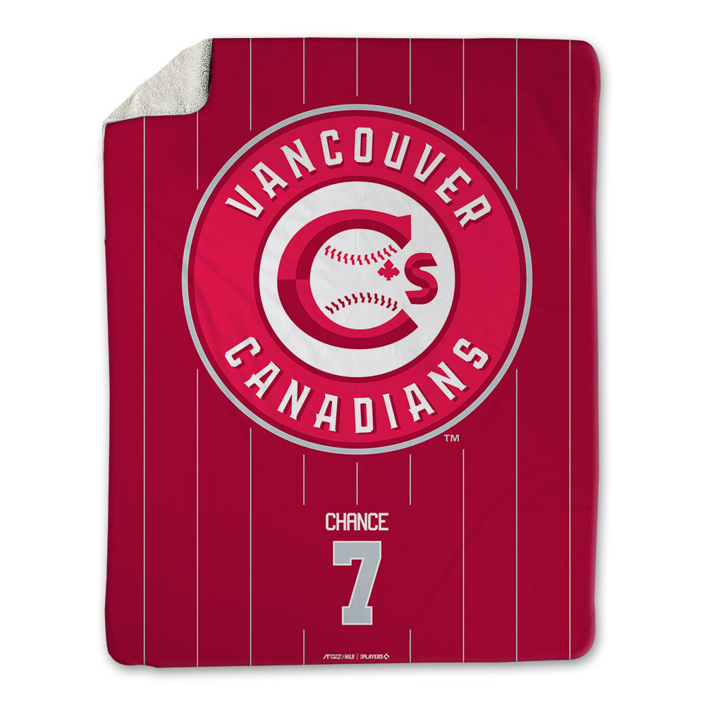 Van Canadians - MILB Baseball : Bryce Chance - Blanket-0
