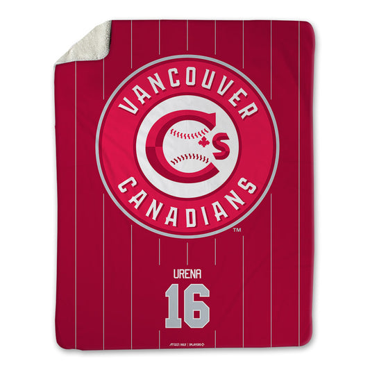 Van Canadians - MILB Baseball : Franly Urena - Blanket-0