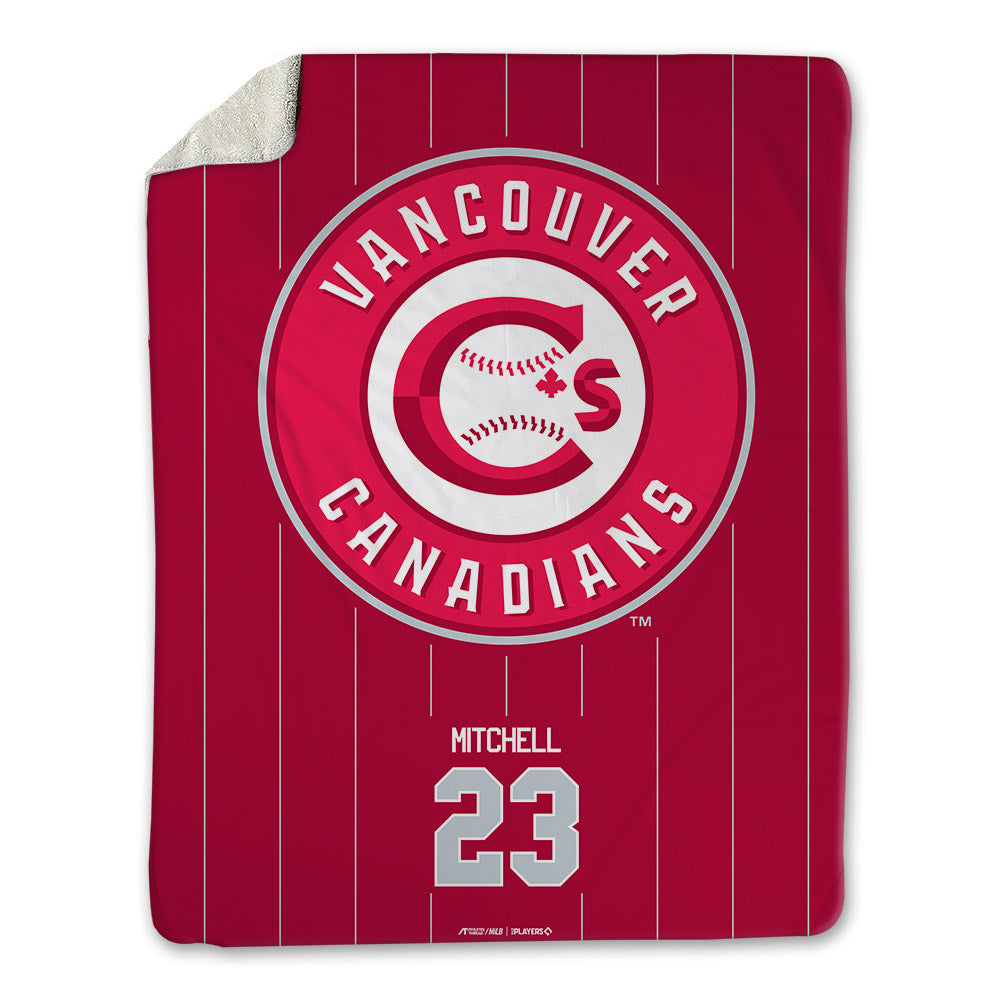 Van Canadians - MILB Baseball : Gable Mitchell - Blanket-0