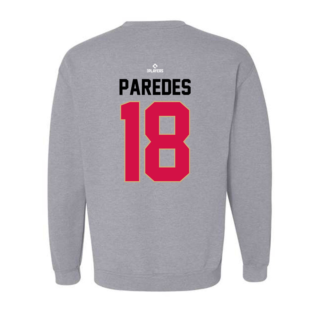 Visalia Rawhide - MILB Baseball : Wilkin Paredes - Crewneck Sweatshirt-1