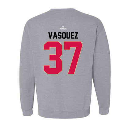 Visalia Rawhide - MILB Baseball : Daury Vasquez - Crewneck Sweatshirt-1
