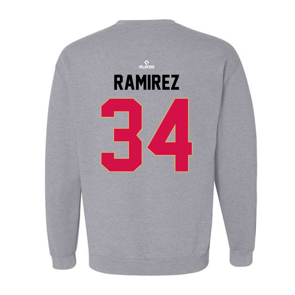 Visalia Rawhide - MILB Baseball : Gregori Ramirez - Crewneck Sweatshirt-1