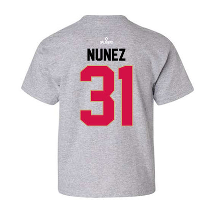 Visalia Rawhide - MILB Baseball : Daniel Nunez - Youth T-Shirt-1