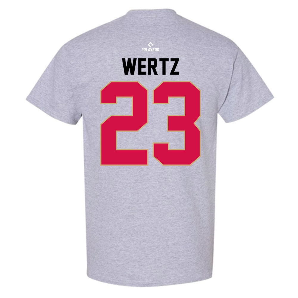Visalia Rawhide - MILB Baseball : Andrew Wertz - T-Shirt-1
