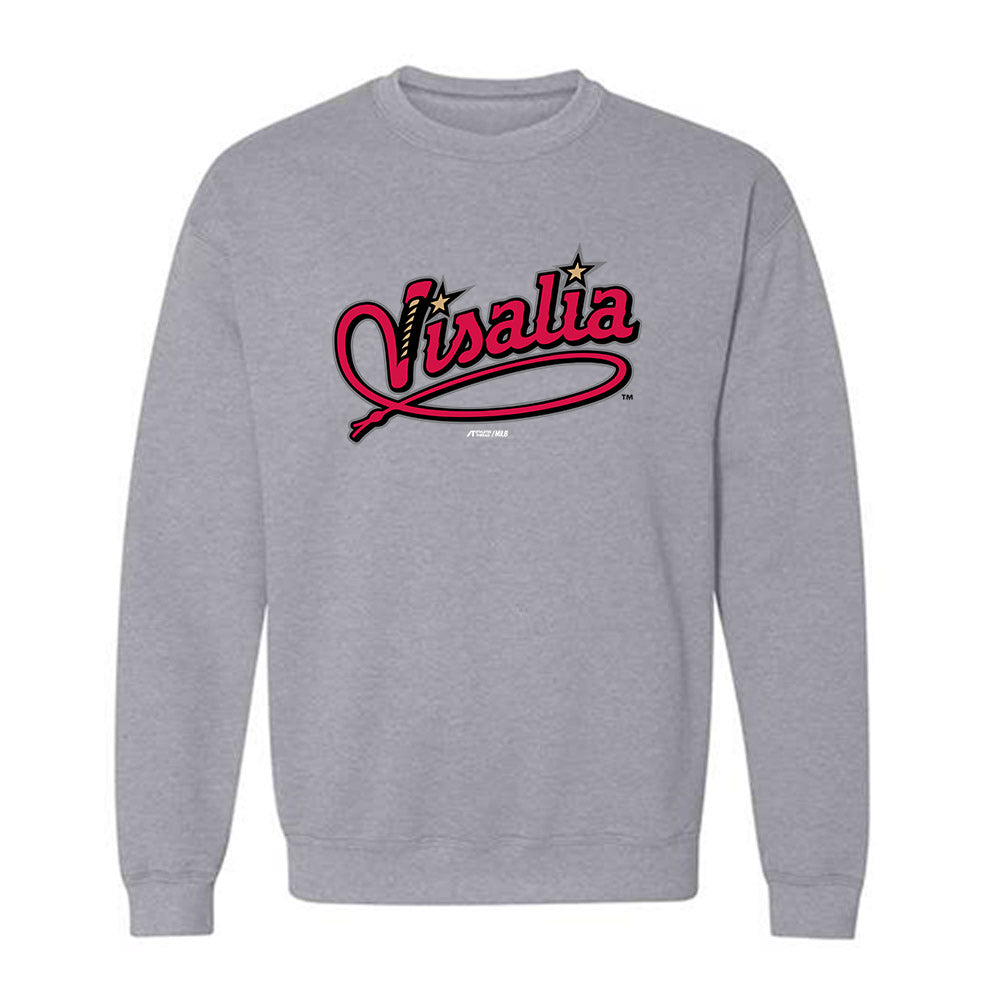 Visalia Rawhide - MILB Baseball : Juan Ledezma - Crewneck Sweatshirt-0