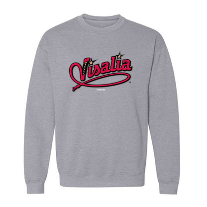 Visalia Rawhide - MILB Baseball : Deyer Zapata - Crewneck Sweatshirt-0