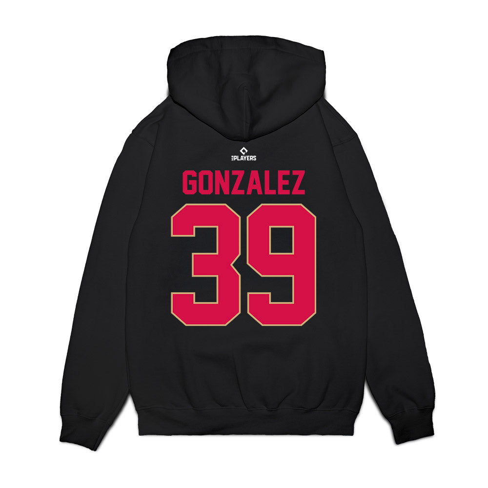 Visalia Rawhide - MILB Baseball : Samuel Gonzalez - Premium Hooded Sweatshirt-1