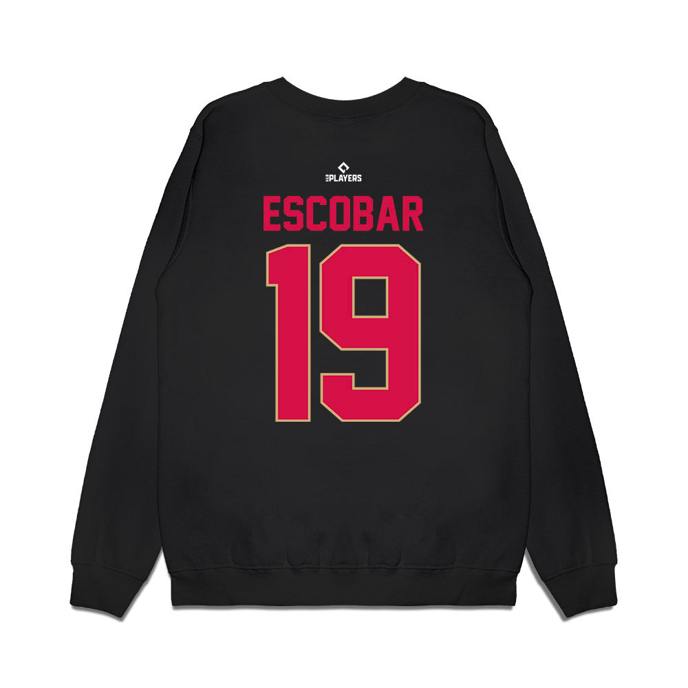Visalia Rawhide - MILB Baseball : Jesus Escobar - Premium Crewneck Sweatshirt-1