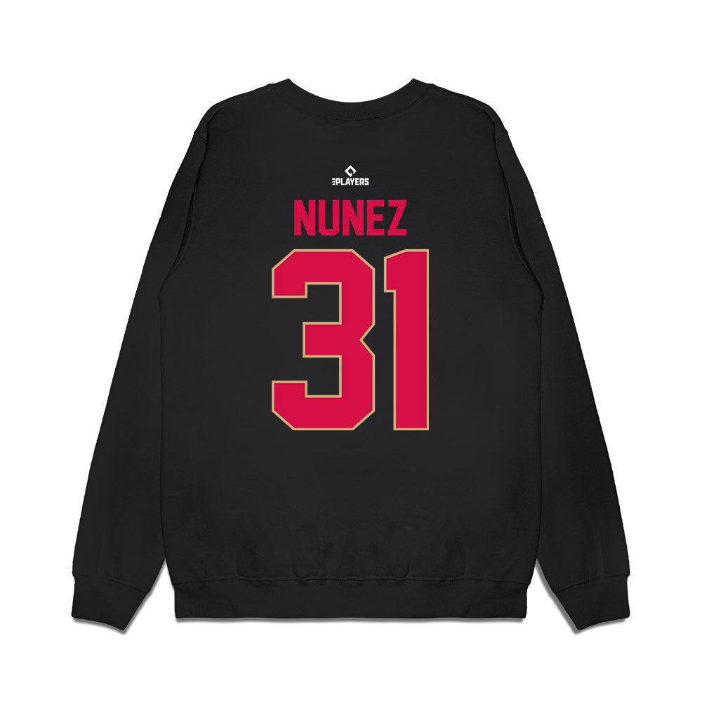 Visalia Rawhide - MILB Baseball : Daniel Nunez - Premium Crewneck Sweatshirt-1