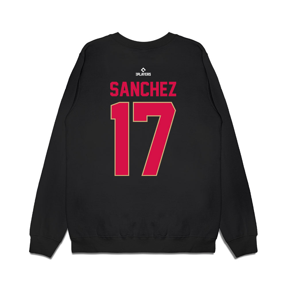 Visalia Rawhide - MILB Baseball : David Sanchez - Premium Crewneck Sweatshirt-1