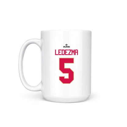 Visalia Rawhide - MILB Baseball : Juan Ledezma - Coffee Mug-1