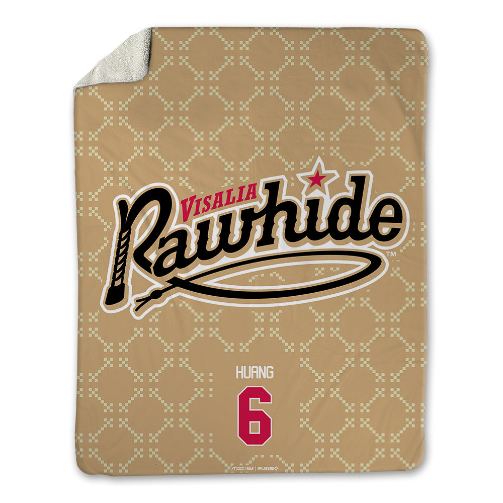 Visalia Rawhide - MILB Baseball : Chung-Hsiang Huang - Blanket-0