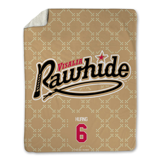 Visalia Rawhide - MILB Baseball : Chung-Hsiang Huang - Blanket-0