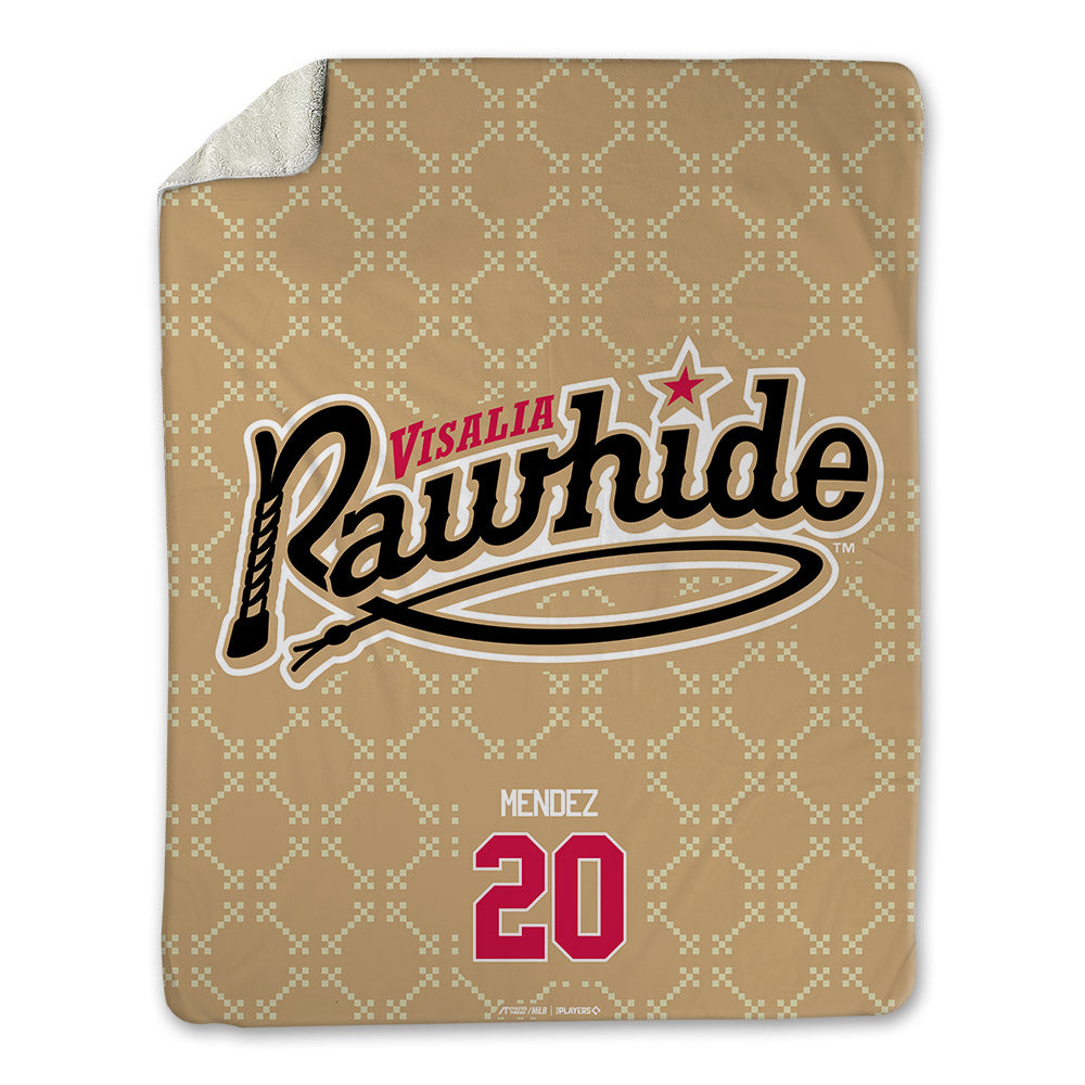 Visalia Rawhide - MILB Baseball : Teofilo Mendez - Blanket-0