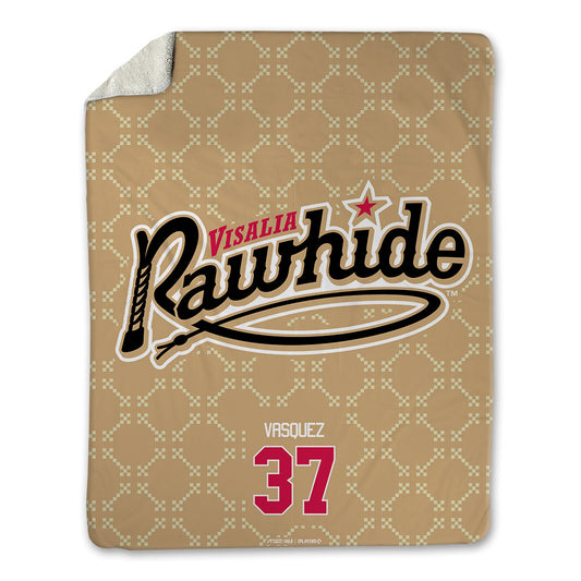 Visalia Rawhide - MILB Baseball : Daury Vasquez - Blanket-0
