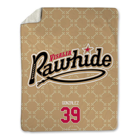 Visalia Rawhide - MILB Baseball : Samuel Gonzalez - Blanket-0