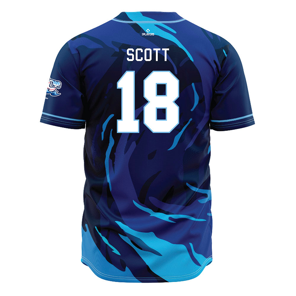 West Michigan Caps - MILB Baseball : Win Scott - Jersey-1