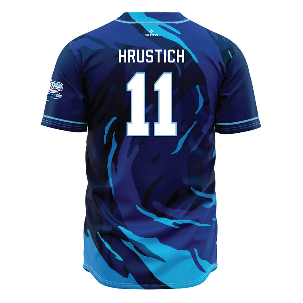 West Michigan Caps - MILB Baseball : Stephen Hrustich - Jersey-1