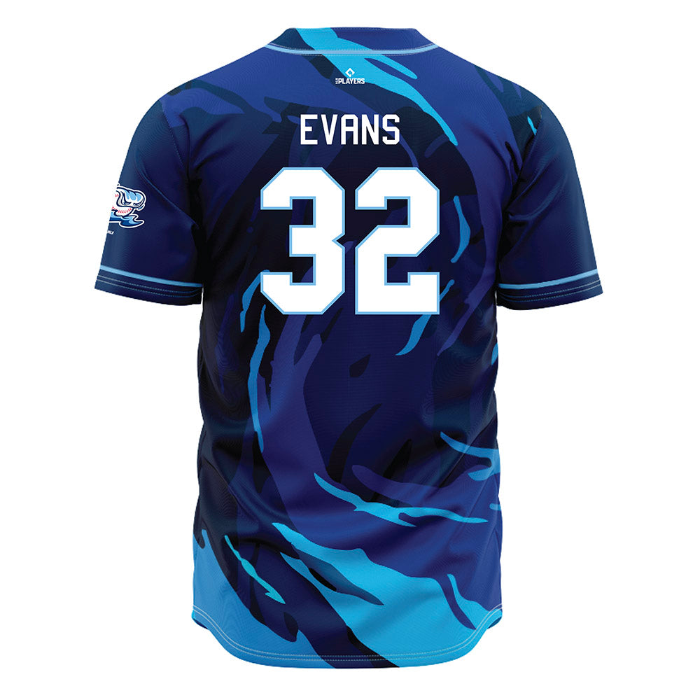 West Michigan Caps - MILB Baseball : Jalen Evans - Jersey-1