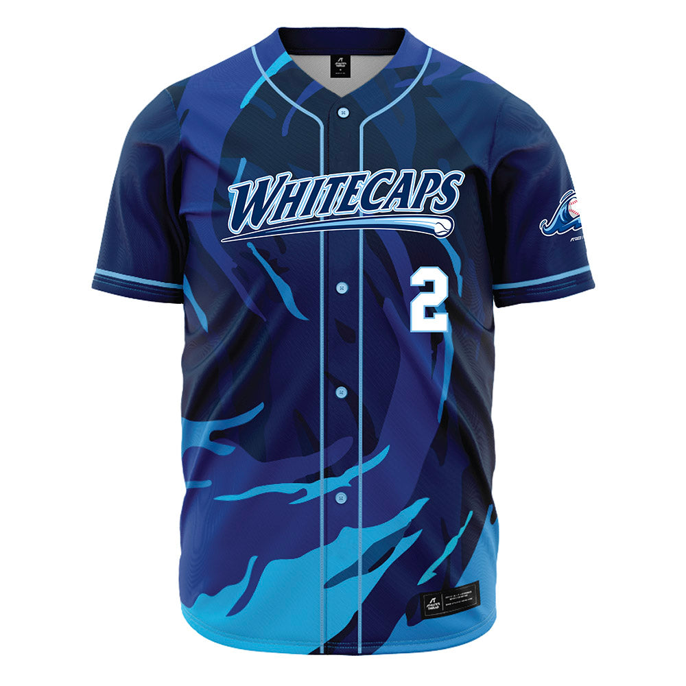West Michigan Caps - MILB Baseball : Bryce Rainer - Jersey-0