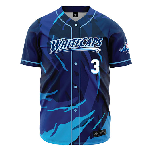 West Michigan Caps - MILB Baseball : Edian Espinal - Jersey-0