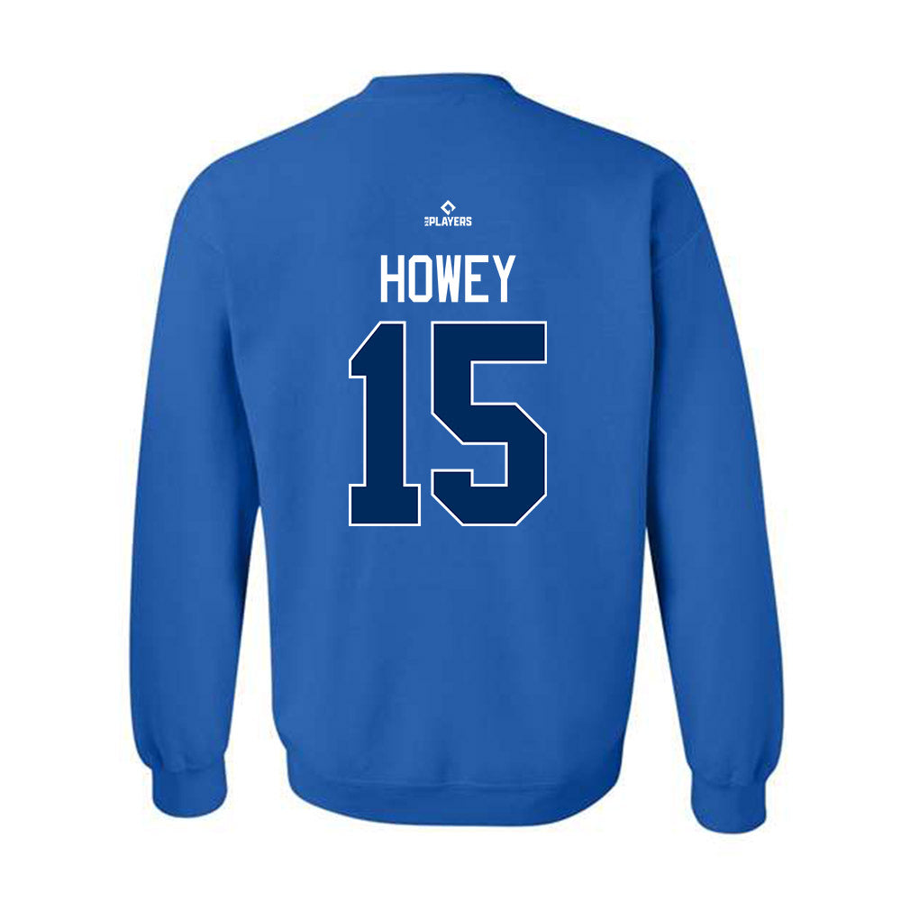 West Michigan Caps - MILB Baseball : Preston Howey - Crewneck Sweatshirt-1