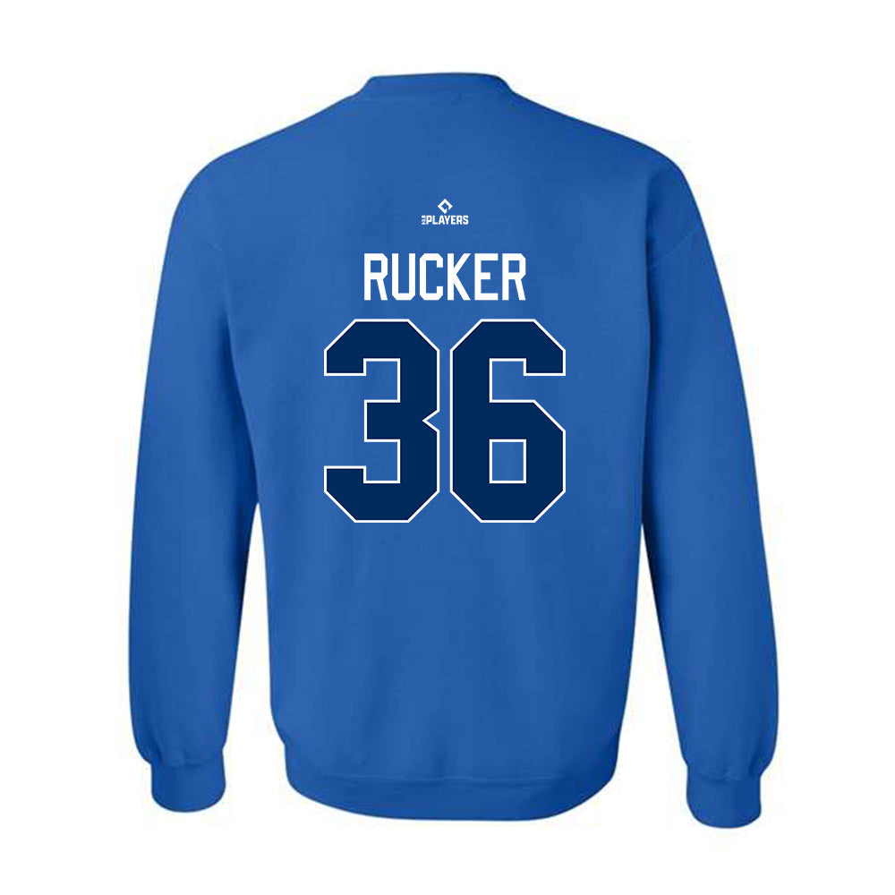West Michigan Caps - MILB Baseball : Carson Rucker - Crewneck Sweatshirt-1