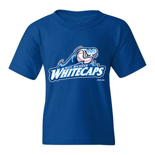 West Michigan Caps - MILB Baseball : Ben Jacobs - Youth T-Shirt-0