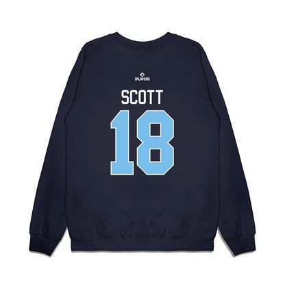 West Michigan Caps - MILB Baseball : Win Scott - Premium Crewneck Sweatshirt-1