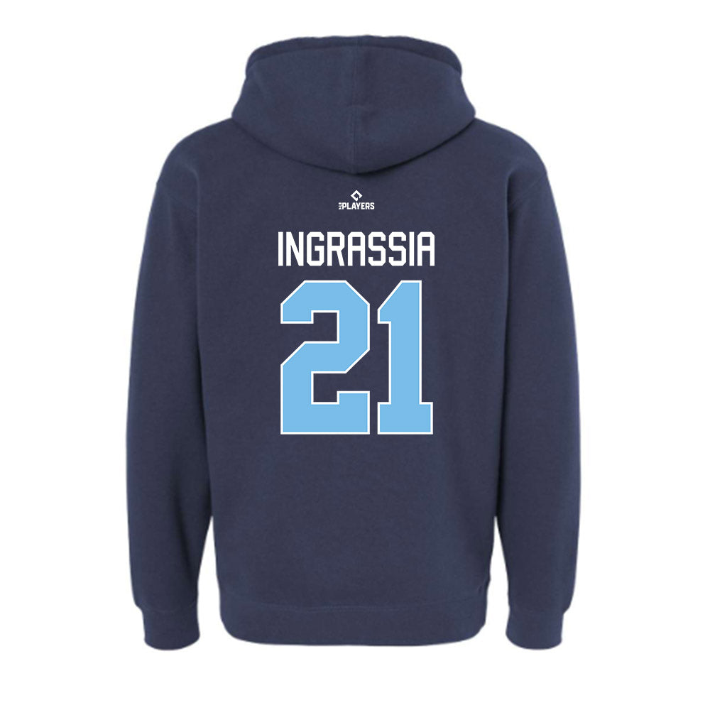 West Michigan Caps - MILB Baseball : Jojo Ingrassia - Hooded Pullover Sweatshirt-1