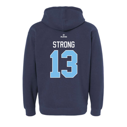 West Michigan Caps - MILB Baseball : Jackson Strong - Hooded Pullover Sweatshirt-1