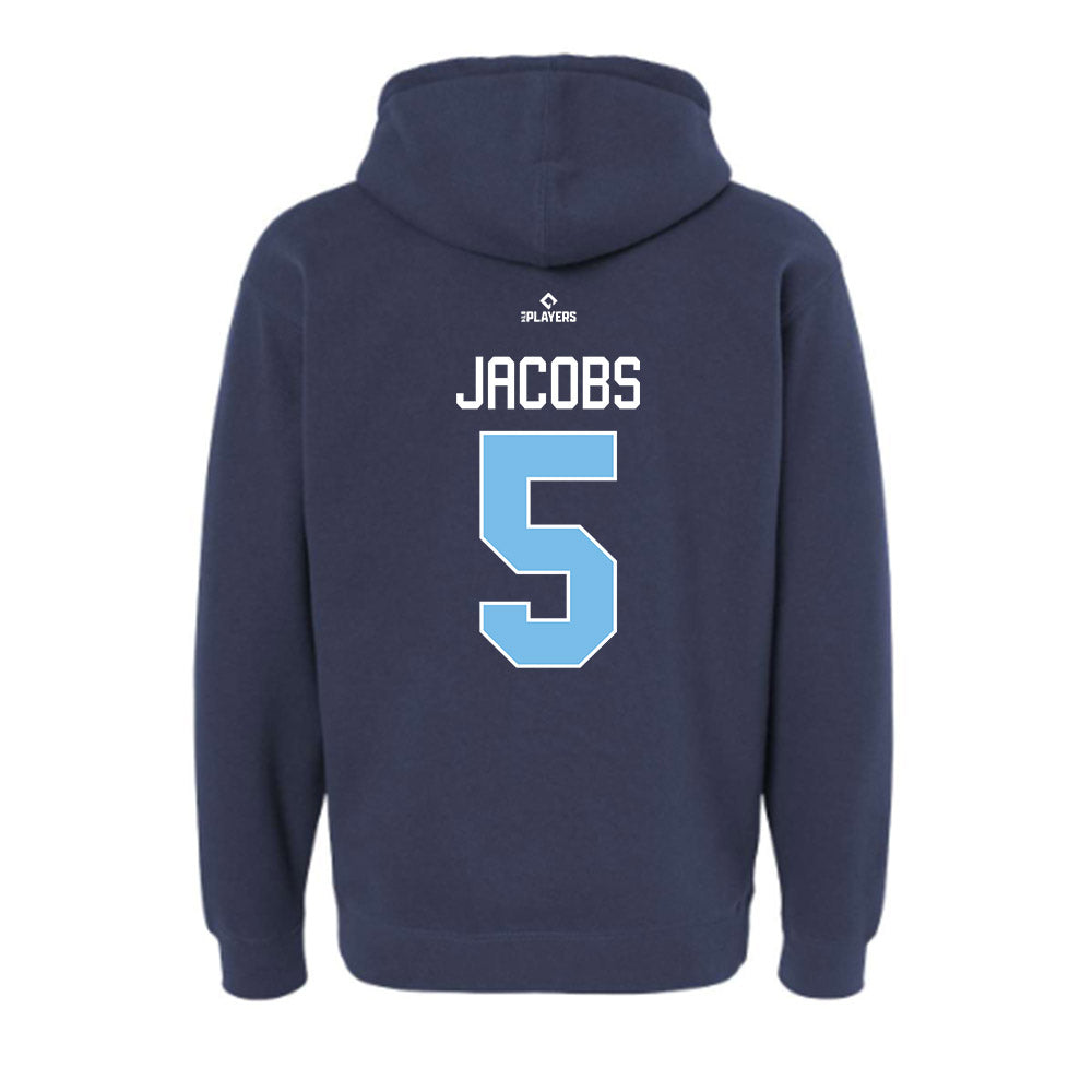 West Michigan Caps - MILB Baseball : Ben Jacobs - Hooded Pullover Sweatshirt-1