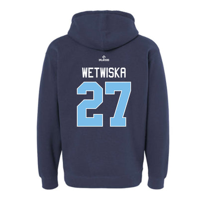 West Michigan Caps - MILB Baseball : Cale Wetwiska - Hooded Pullover Sweatshirt-1