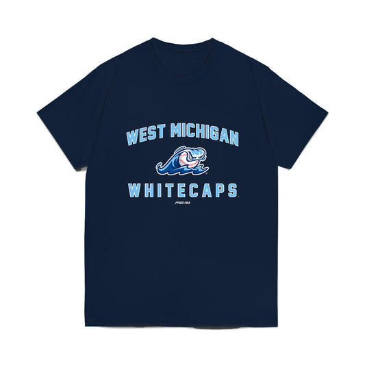 West Michigan Caps - MILB Baseball : Ben Jacobs - Comfort Colors T-Shirt-0