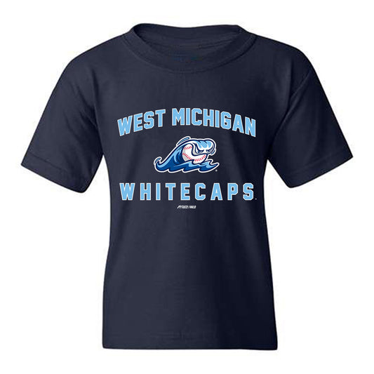 West Michigan Caps - MILB Baseball : Maddox Long - Youth T-Shirt-0